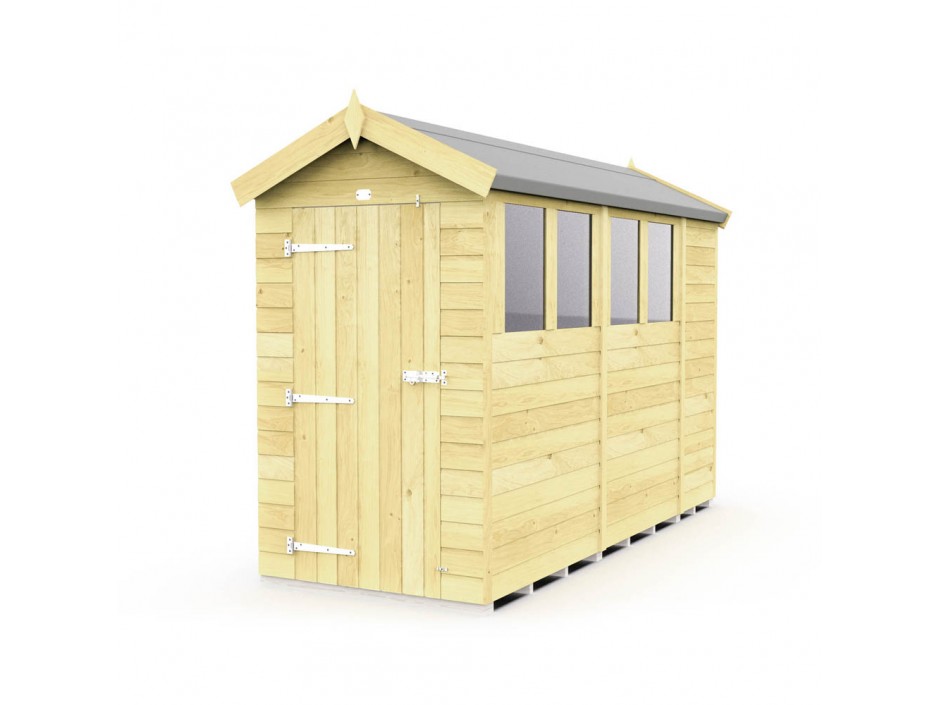 4ft x 10ft Apex Shed