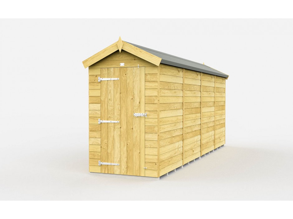 4ft x 15ft Apex Shed