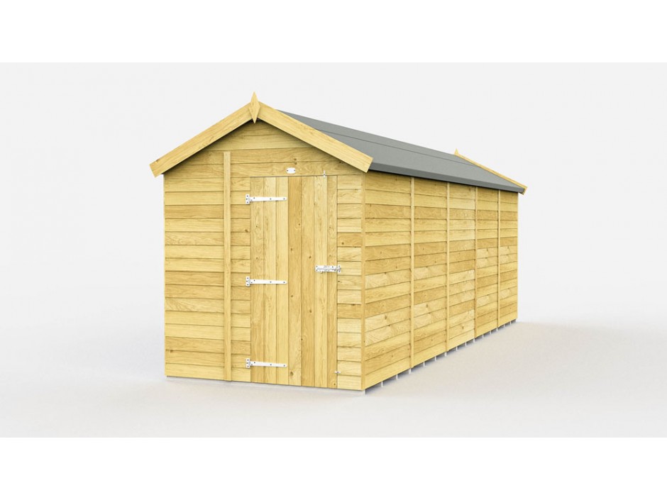 7ft x 19ft Apex Shed