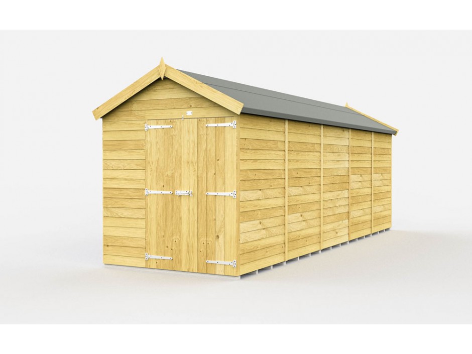 7ft x 20ft Apex Shed