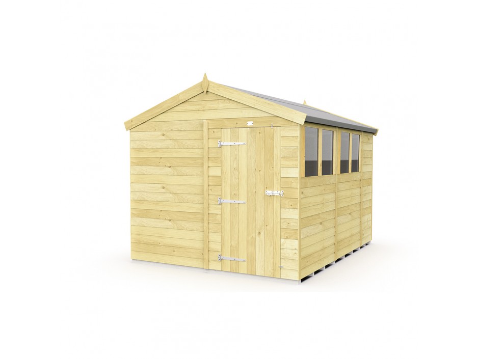 8ft x 10ft Apex Shed