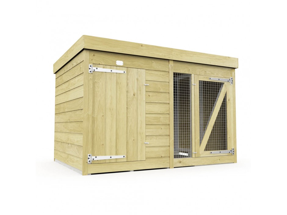 6ft x 4ft Dog Kennel and Run