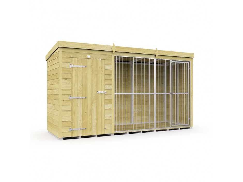 Full Height Dog Kennels with Bars