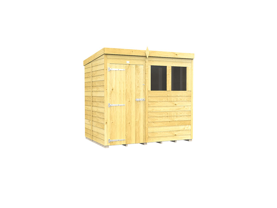 7ft x 5ft Pent Shed