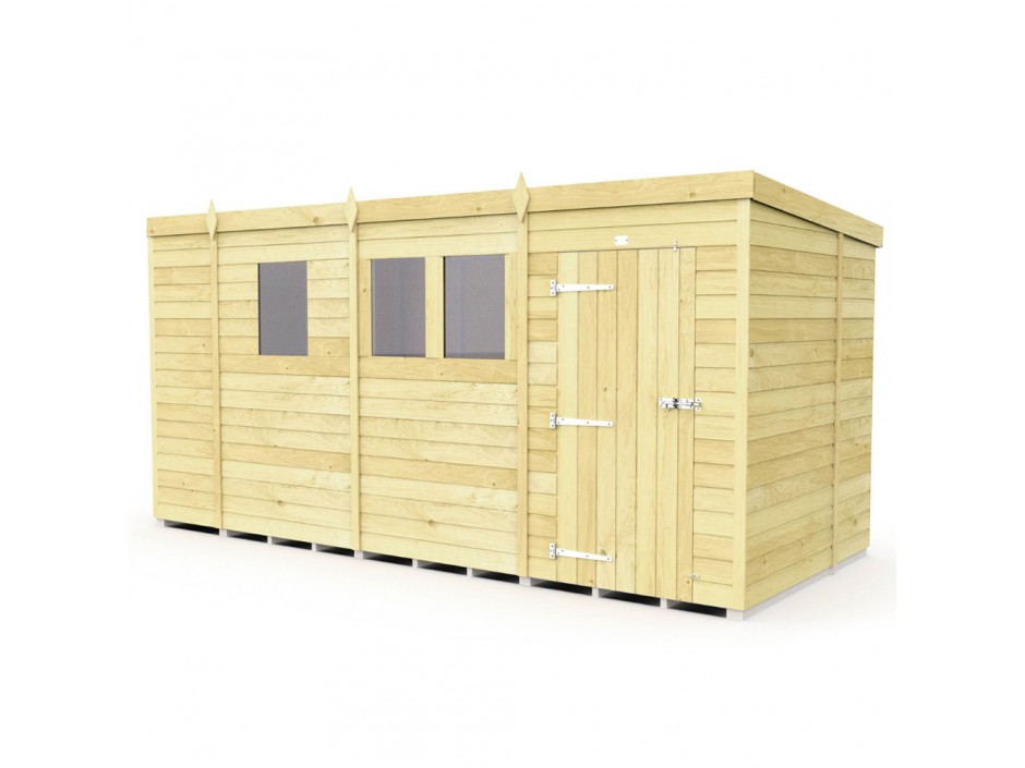 13ft x 6ft Pent Shed