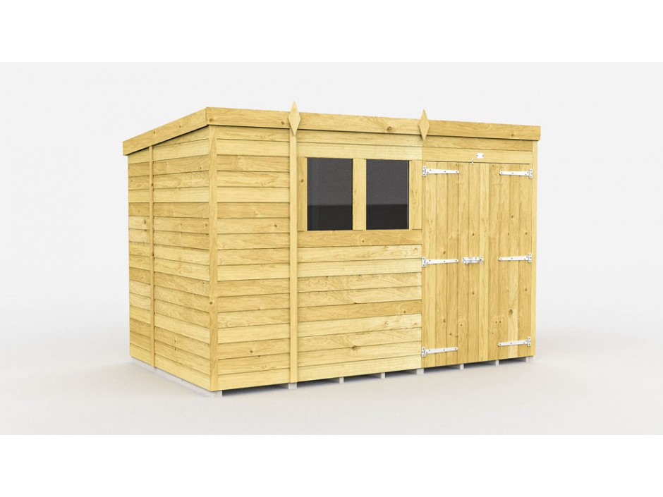 10ft x 7ft Pent Shed