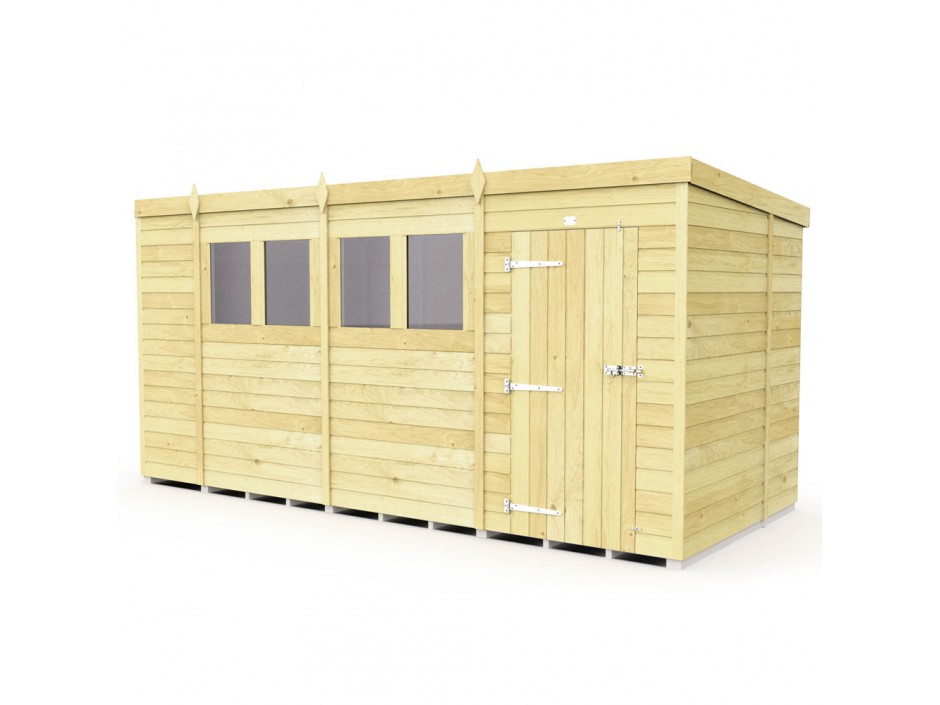 14ft x 7ft Pent Shed