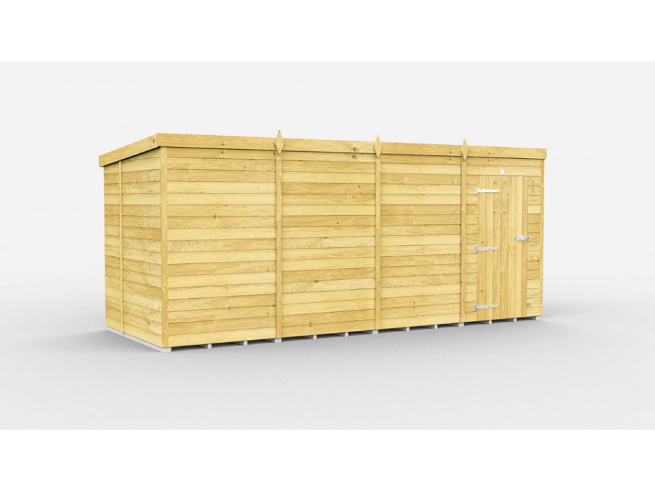 15ft x 7ft Pent Shed