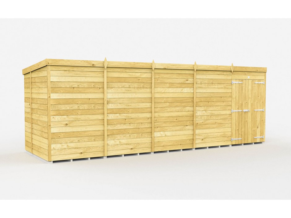 20ft x 7ft Pent Shed