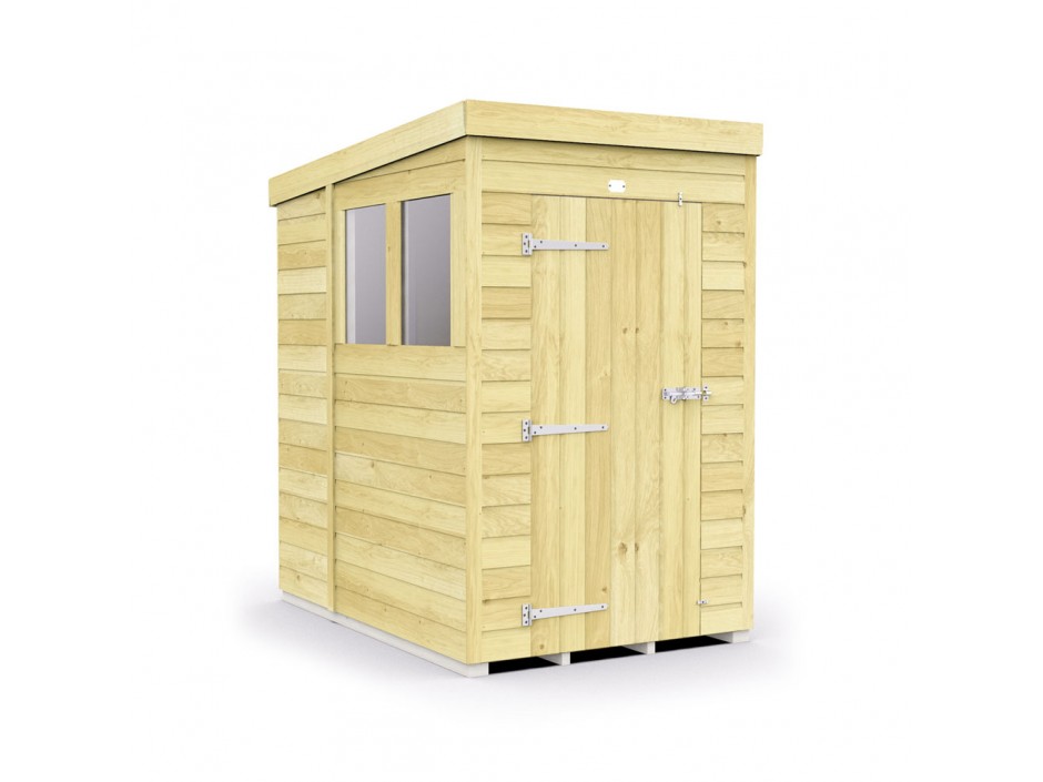 4ft x 7ft Pent Shed