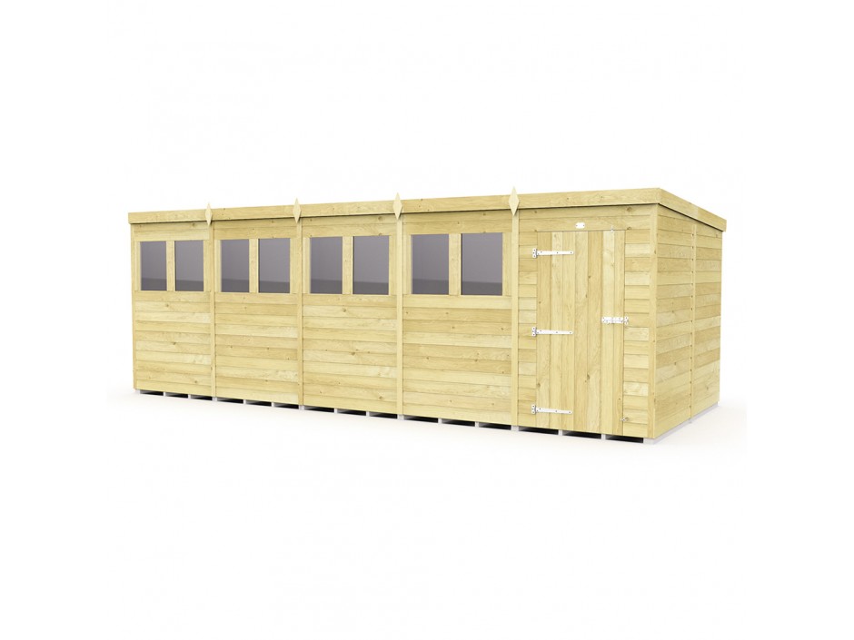 20ft x 8ft Pent Shed