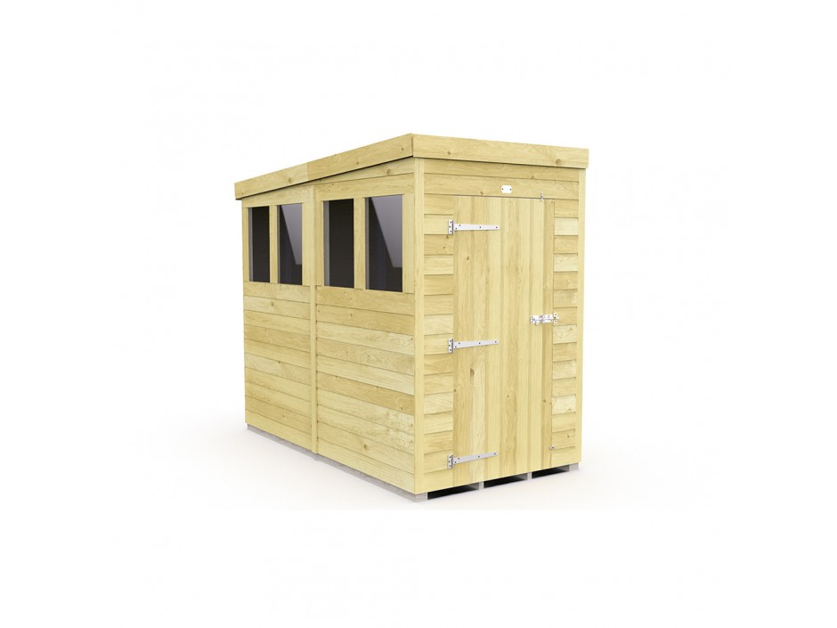 4ft x 8ft Pent Shed