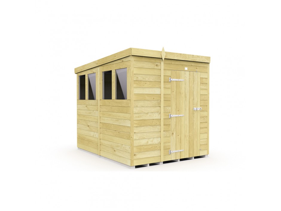 6ft x 8ft Pent Shed