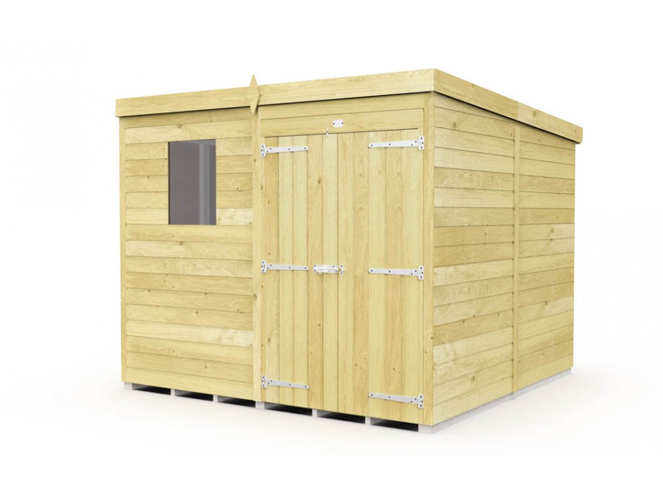 7ft x 8ft Pent Shed