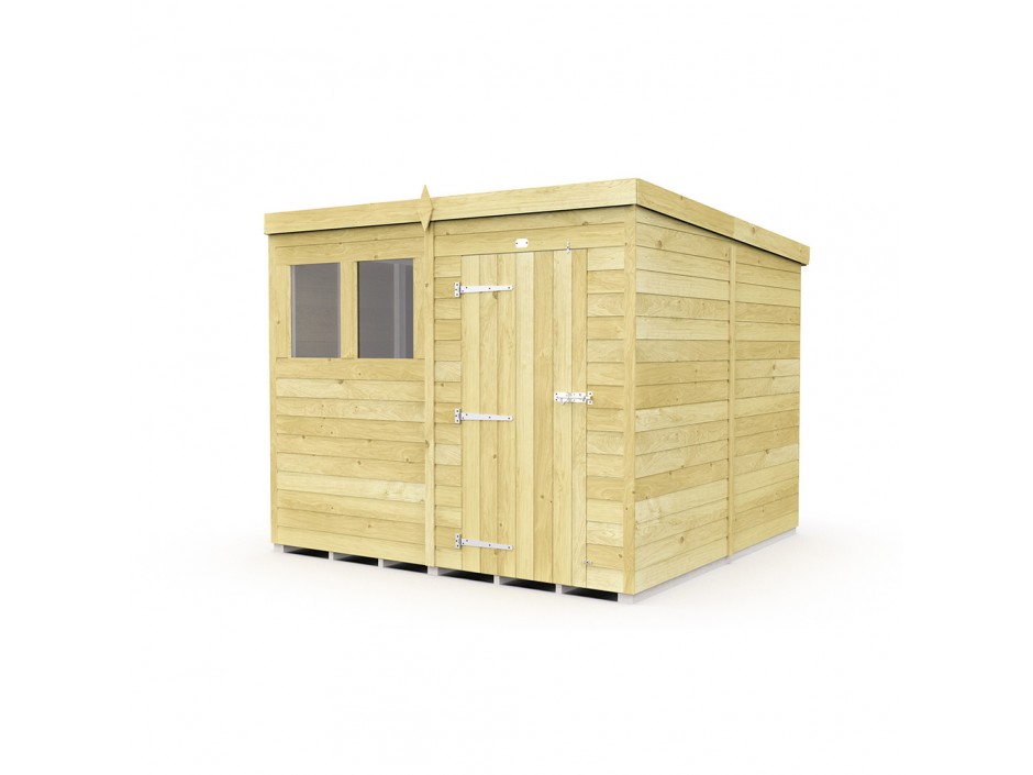 8ft x 8ft Pent Shed