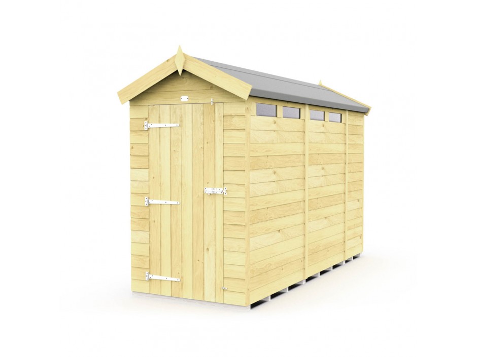 4ft x 11ft Apex Security Shed