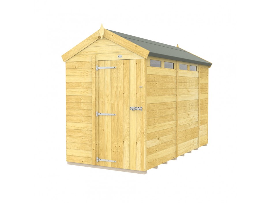 5ft x 10ft Apex Security Shed