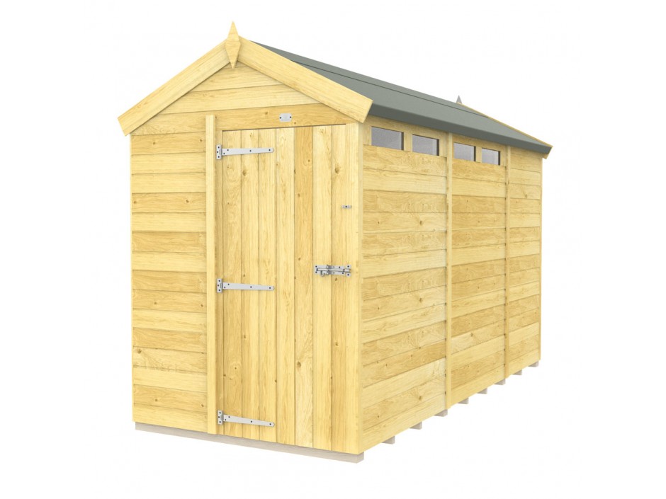 5ft x 11ft Apex Security Shed