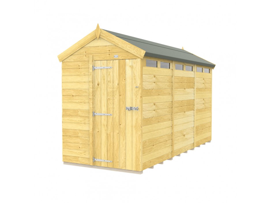 5ft x 12ft Apex Security Shed