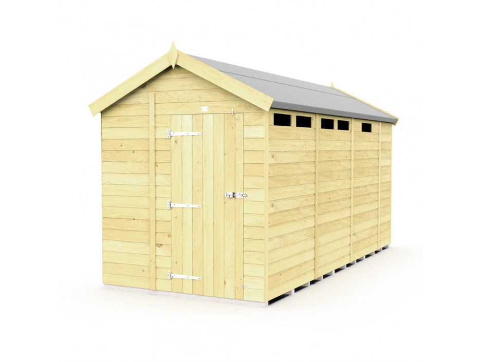 6ft x 13ft Apex Security Shed