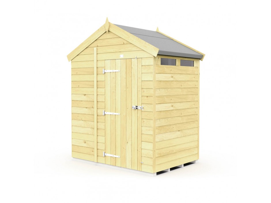 7ft x 4ft Apex Security Shed