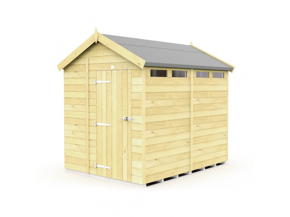7ft x 8ft Apex Security Shed