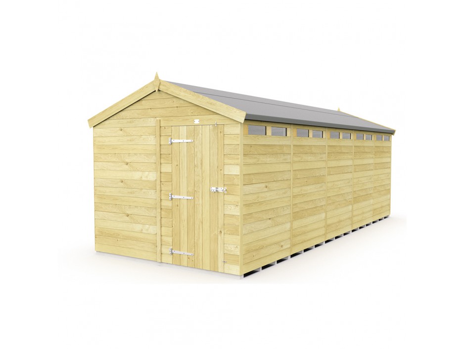 8ft x 20ft Apex Security Shed