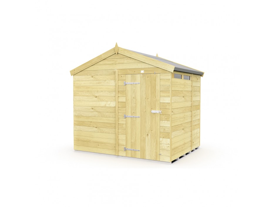 8ft x 6ft Apex Security Shed