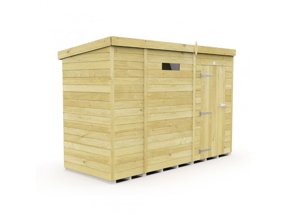 9ft x 4ft Pent Security Shed