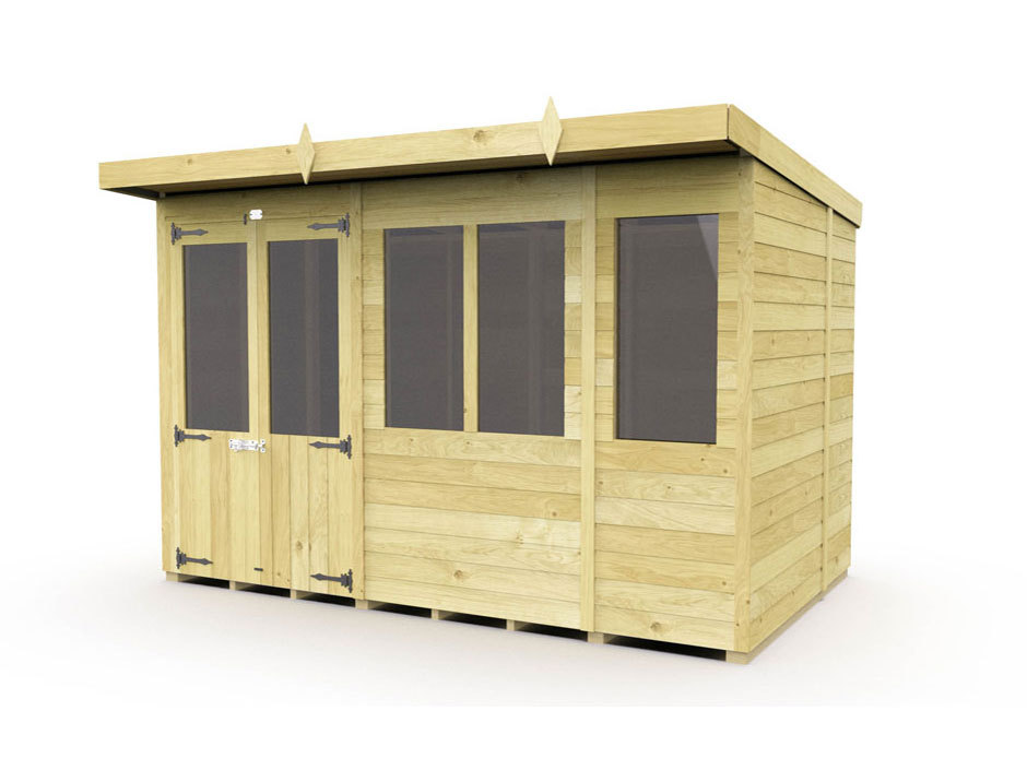 10ft x 6ft Pent Summer House