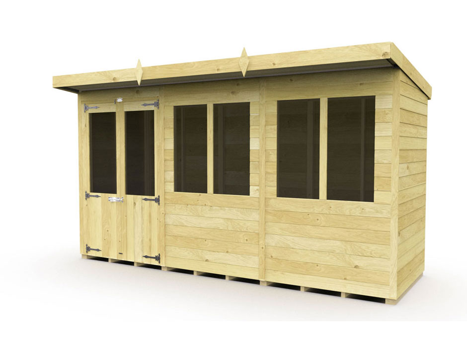 12ft x 4ft Pent Summer House