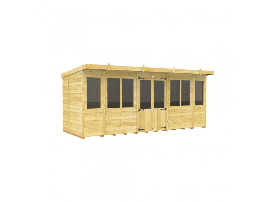 16ft x 7ft Pent Summer House