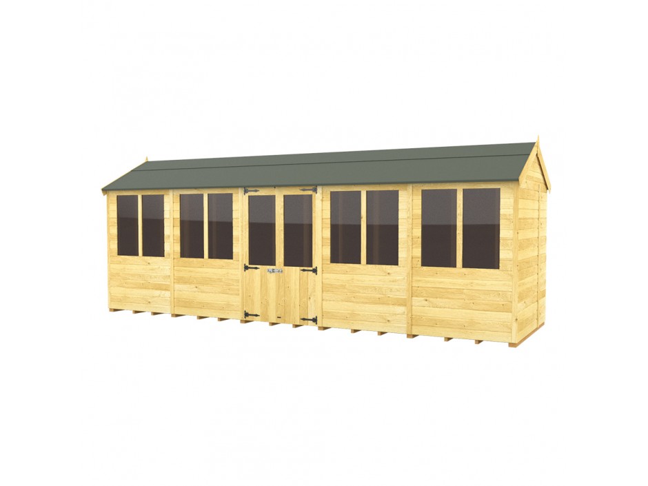 5ft x 20ft Apex Summer House