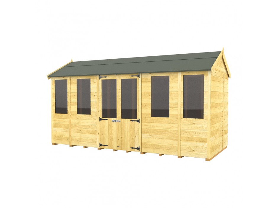 6ft x 14ft Apex Summer House