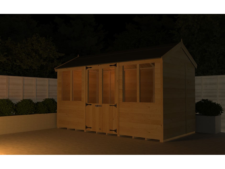 4ft x 14ft Apex Summer House