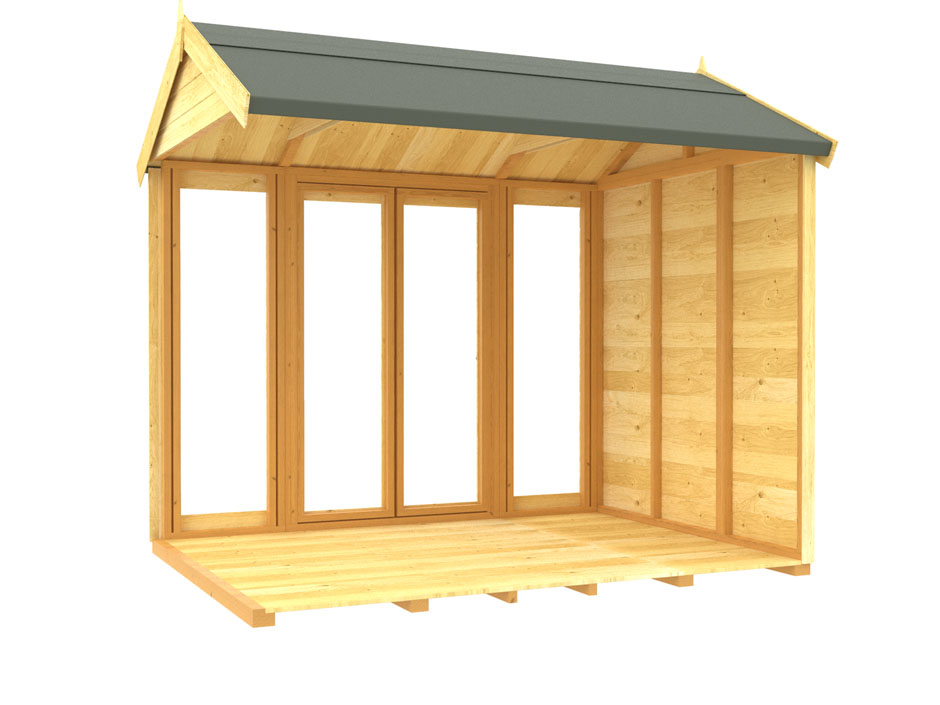 5ft x 8ft Apex Summer House (Full Height Window)