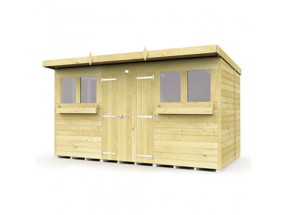 12ft x 8ft Pent Summer Shed