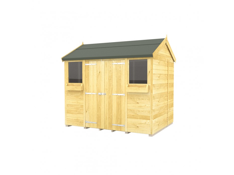 6ft x 8ft Apex Summer Shed