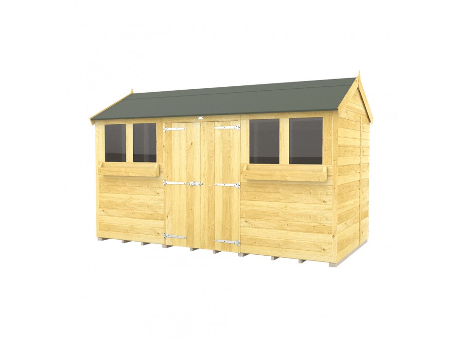 7ft x 12ft Apex Summer Shed