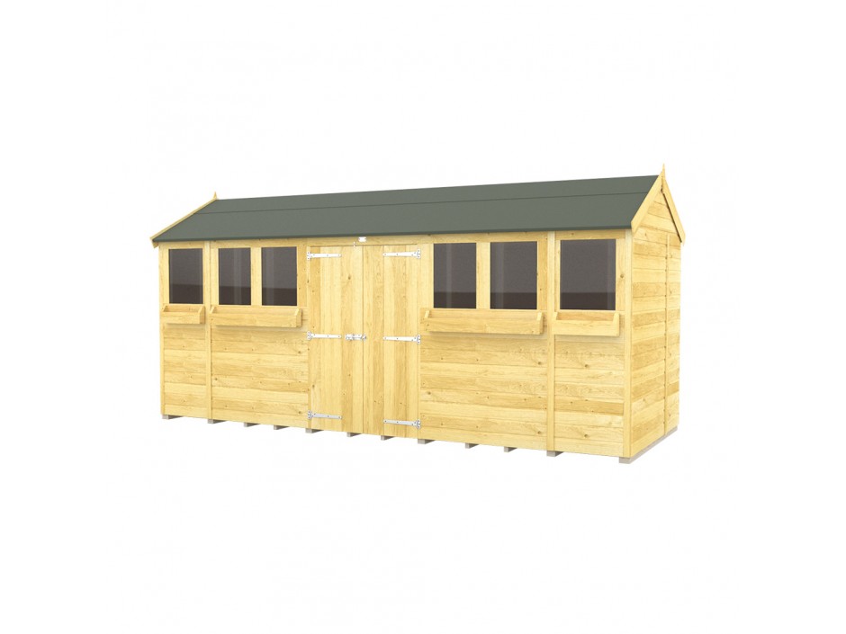 8ft x 16ft Apex Summer Shed